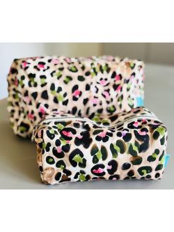 Toilettaske - Leoprint - Stor