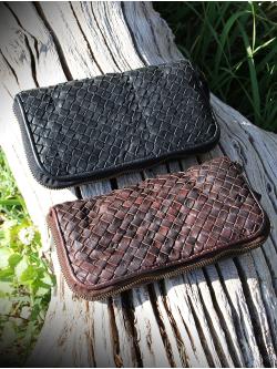 Montana Selina Braiding Wallet pung - Brun bffelskind