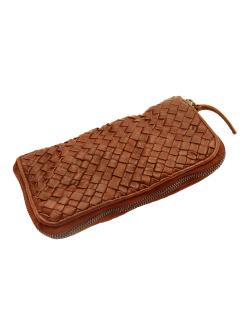 Montana Selina Braiding Wallet pung - Cognac bffelskind