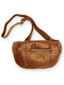 Montana Custer Bumbag taske med skulderrem - cognac bffelskind