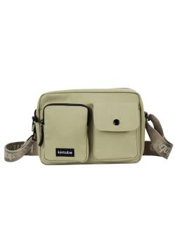 Kintobe skuldertaske model Miles - Sage Green