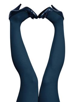 du Milde tights 60 den Midnight Blue