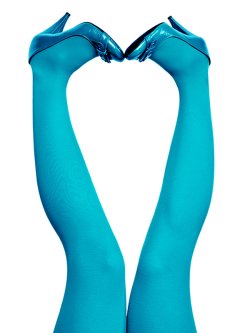 du Milde tights 60 den Happy Turquoise