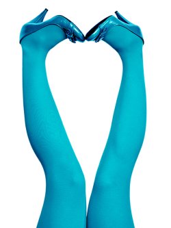 du Milde tights 60 den Happy Turquoise